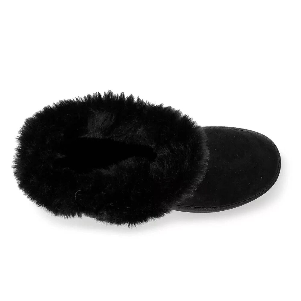 new w box! Faux-Fur Winter Boots, So Women's Abigail, Size 10 - Picture 6 of 6